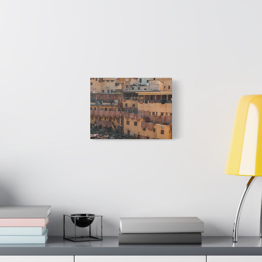 Canvas Print Fez Morocco Tannery