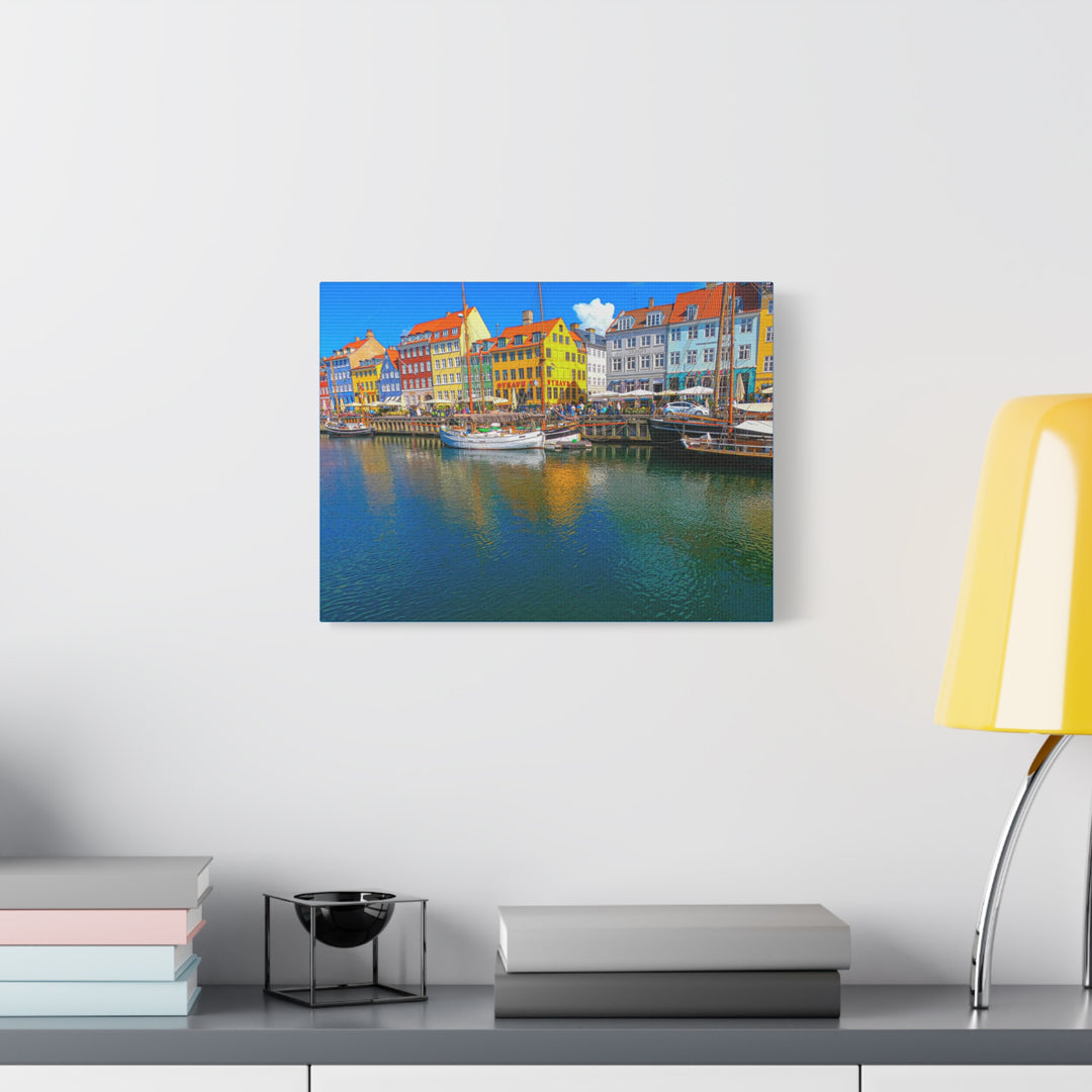 Canvas Art - Canal in Copenhagen