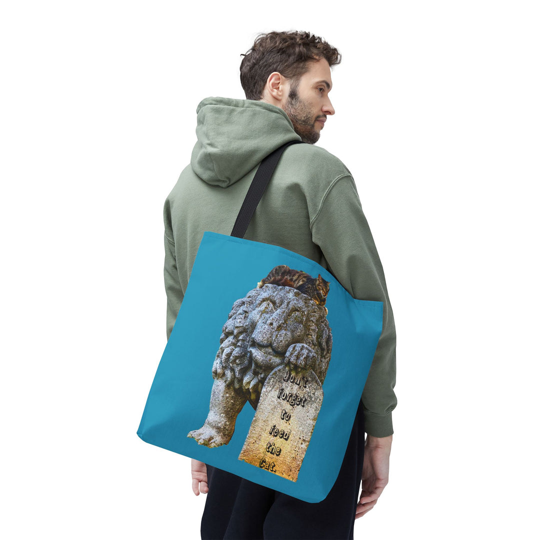 Don’t Forget to Feed the Cat Tote Bag – Istanbul Cat Art Reusable Shopper