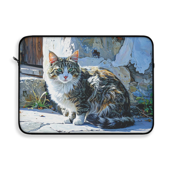 Laptop Sleeve, Istanbul Cat Design