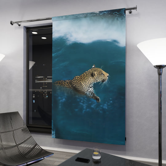 Ocean Jaguar Window Curtains