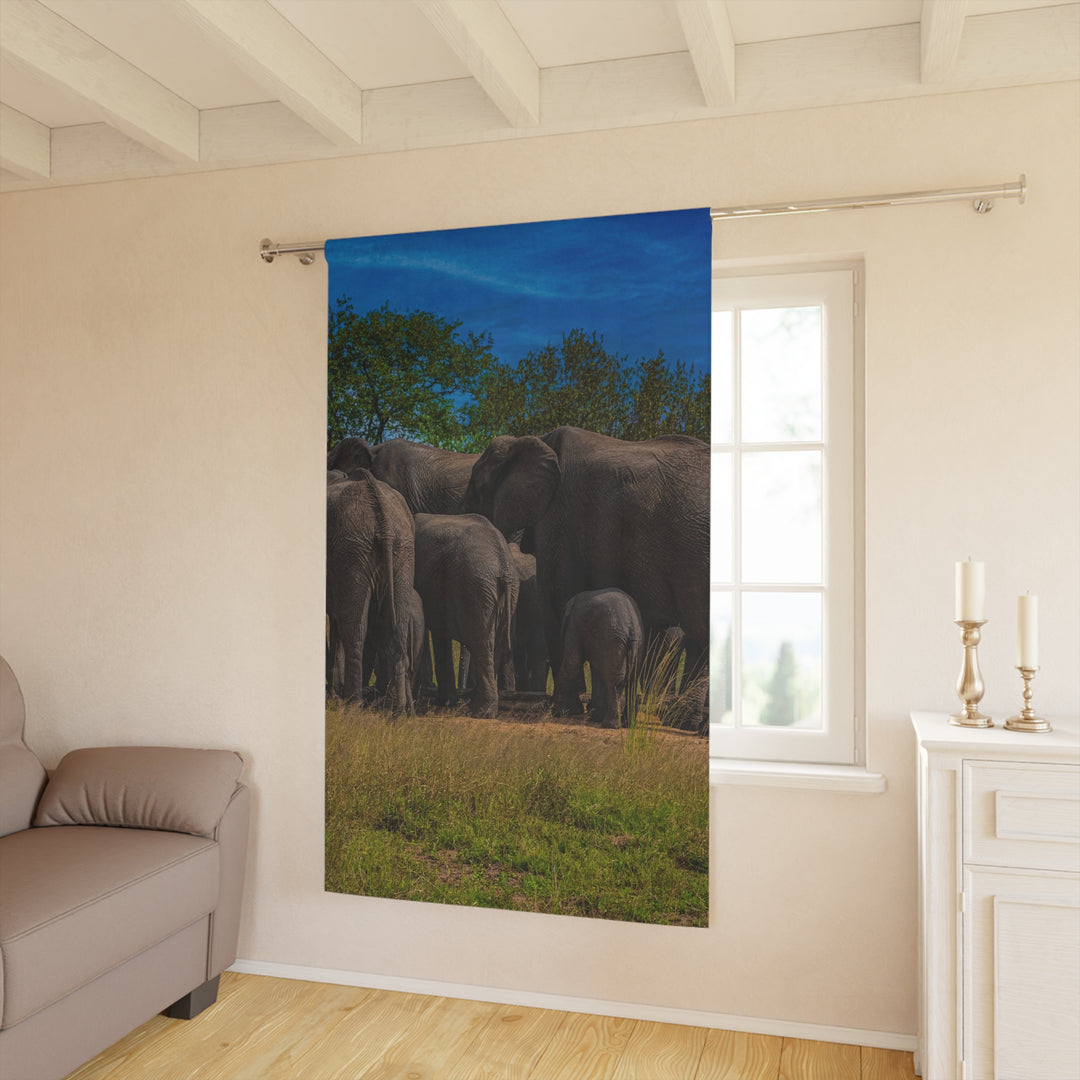Elephant Window Curtains