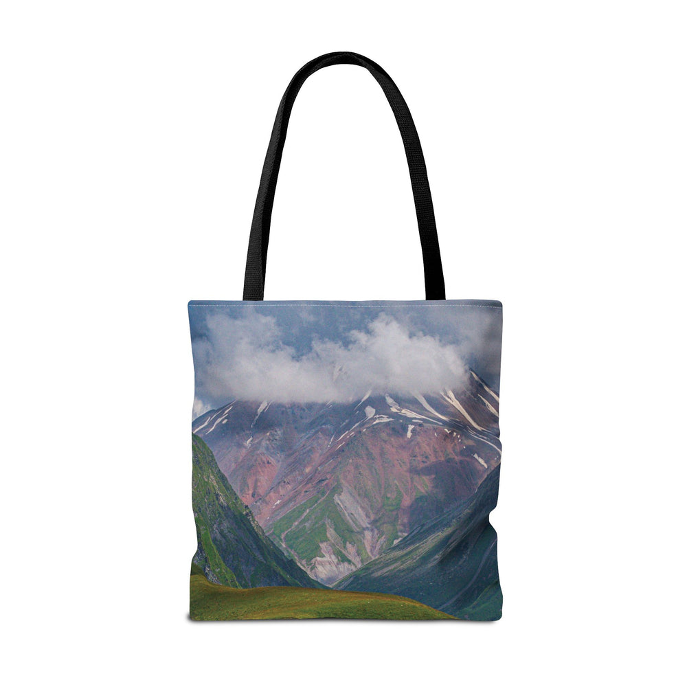 Mountain Tote Bag - Cloudy Adventure Carryall