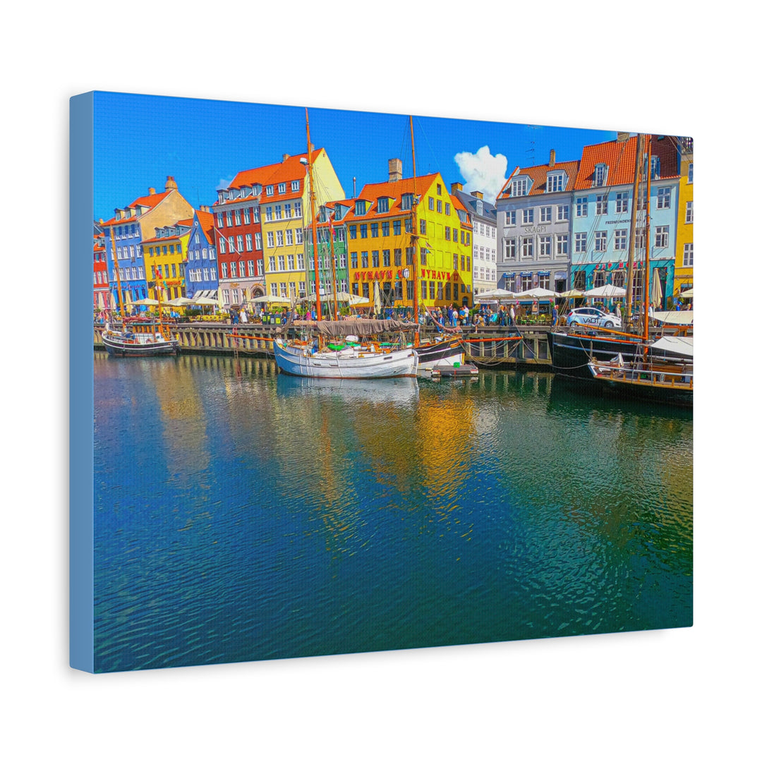 Canvas Art - Canal in Copenhagen