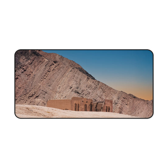 Desert Ruins Landscape Desk Mat 16x32 | Large Gaming & Computer Mouse Pad