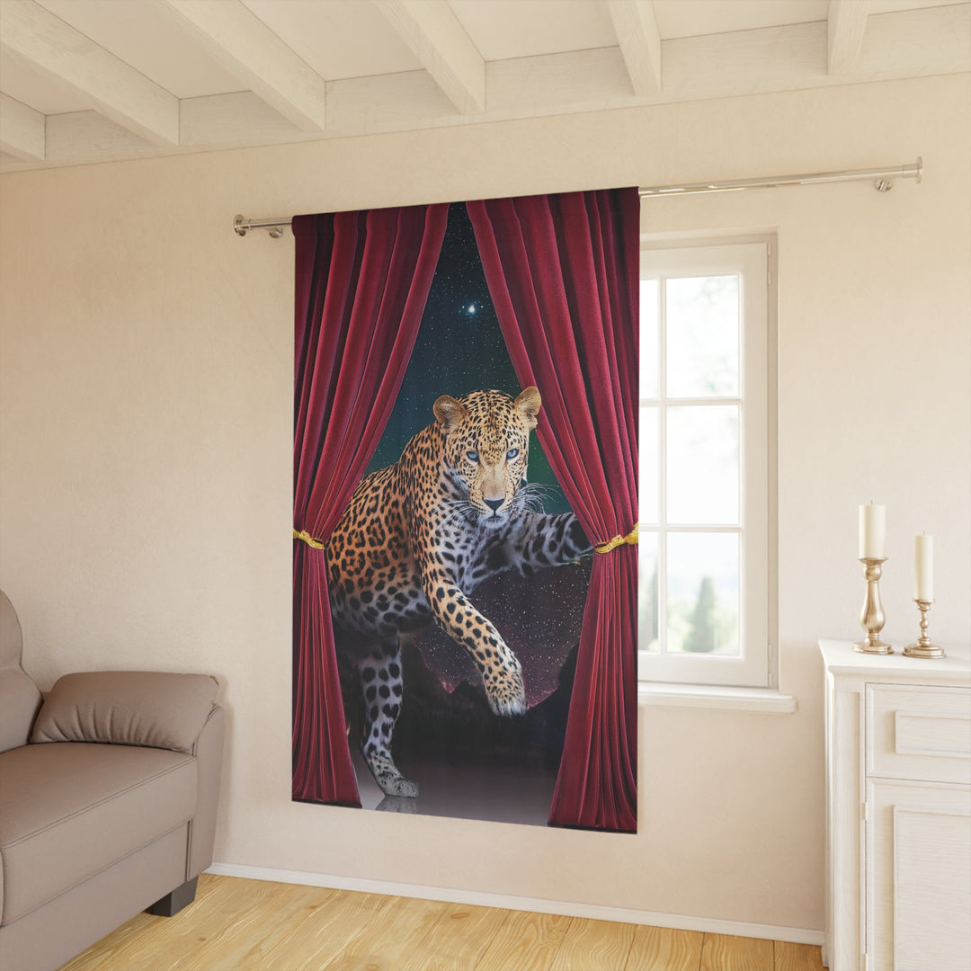 Leopard Window Curtains