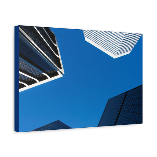 Canvas Print - Skyscrapers from a Worm's Eye View