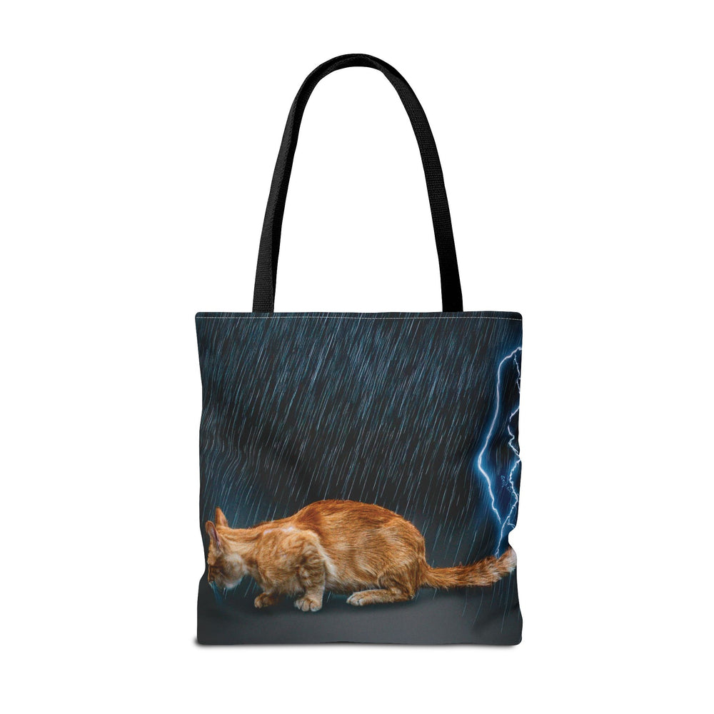 Cat in a Storm Tote Bag