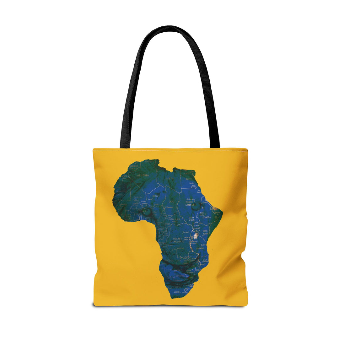 Lion Map Tote Bag