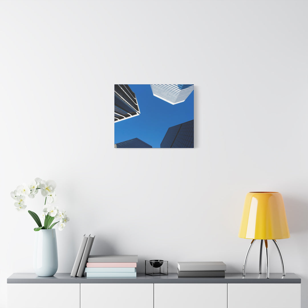 Canvas Print - Skyscrapers from a Worm's Eye View