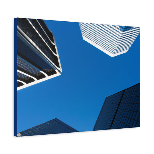 Canvas Print - Skyscrapers from a Worm's Eye View