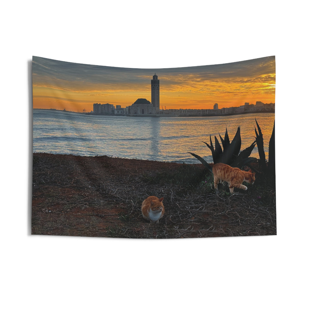 Moroccan Cats Wall Tapestry