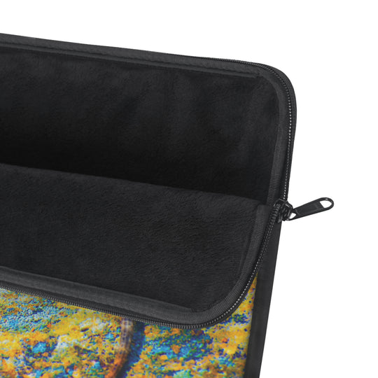Laptop Sleeve with Caucasian Agama Lizard