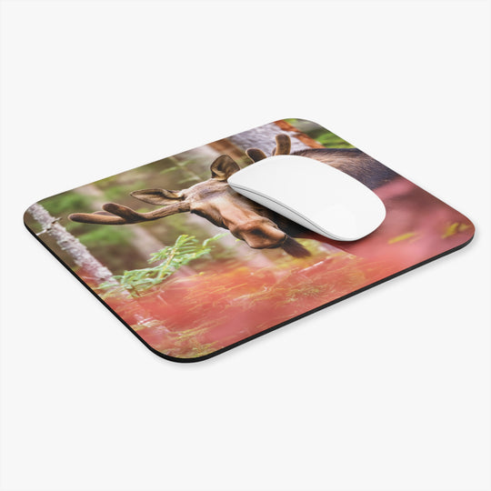 Moose on the loose Mouse Pad (Rectangle)