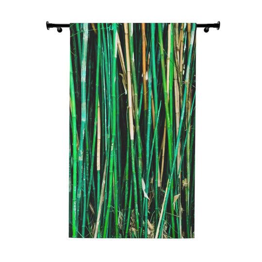 Bamboo Window Curtains (1 Piece)