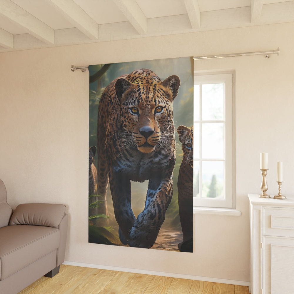 Leopard Jungle Window Curtains