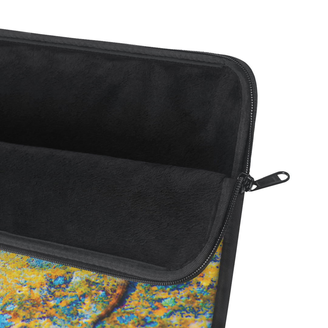 Laptop Sleeve with Caucasian Agama Lizard