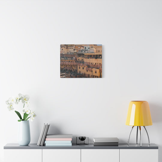 Canvas Print Fez Morocco Tannery