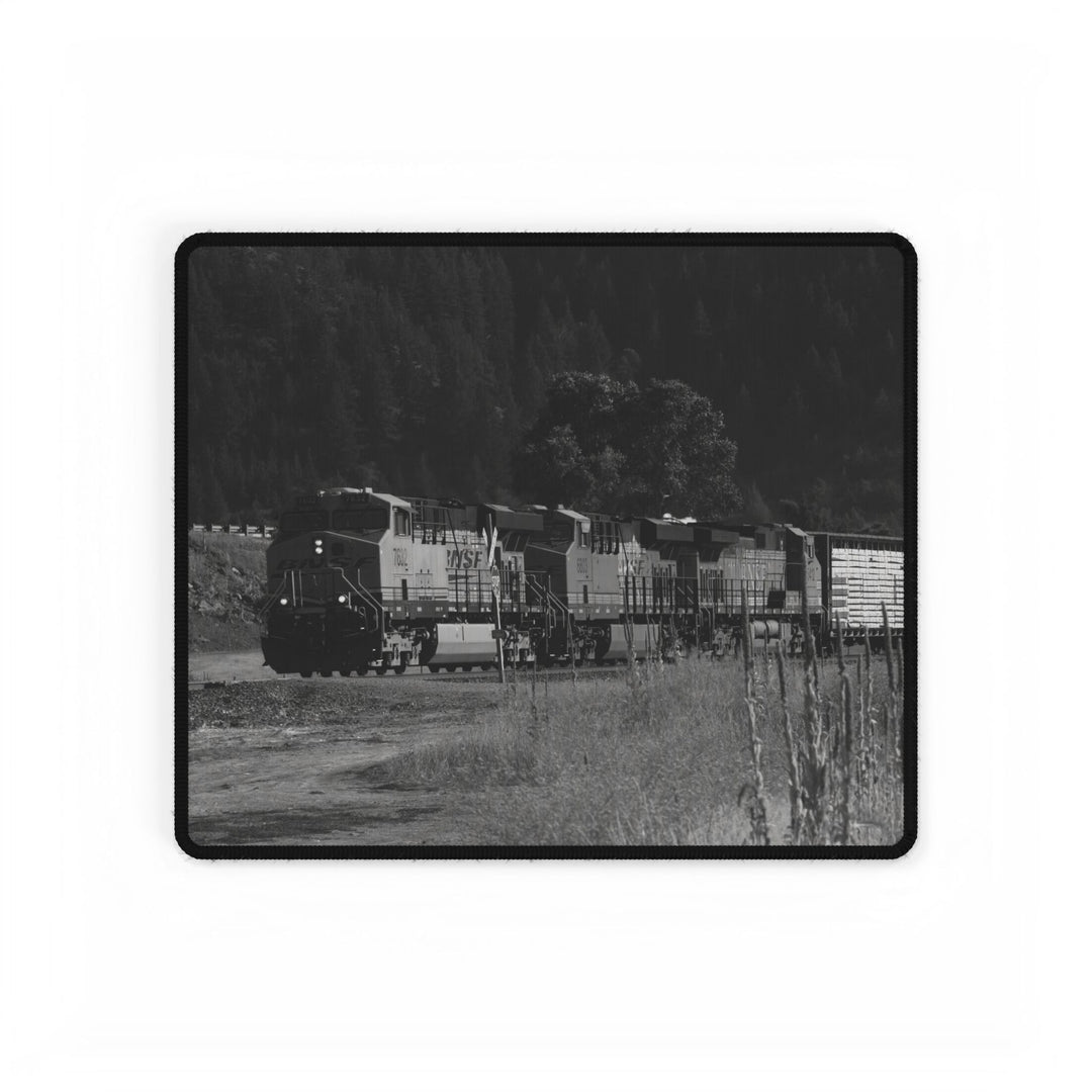 Desk Mat - Country Freight Train Scene