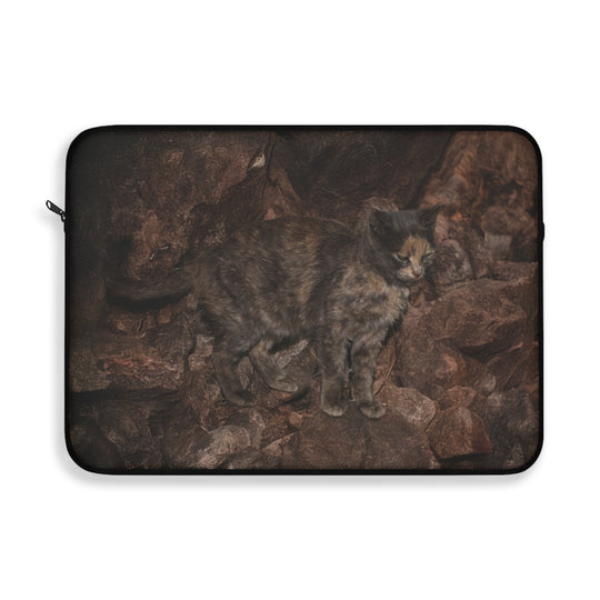 Laptop Sleeve - Cat on the Rocks