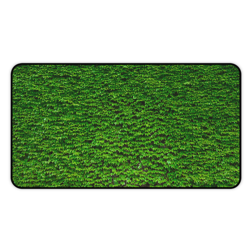 Desk Mat - Green Leafy Vines Pattern