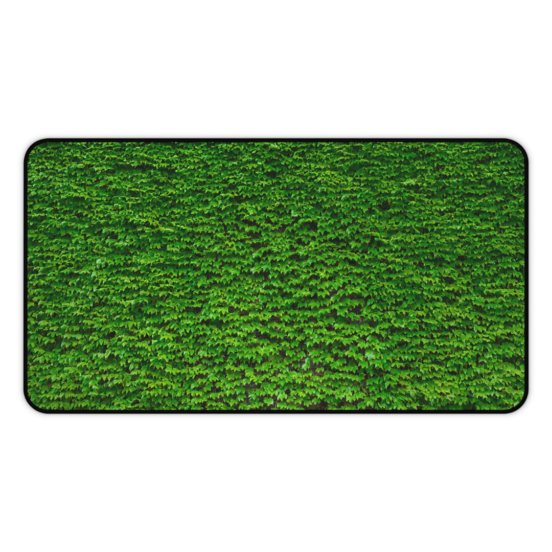 Desk Mat - Green Leafy Vines Pattern