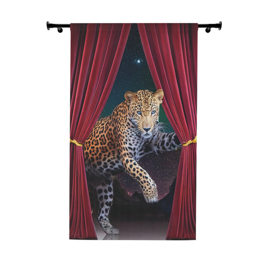 Leopard Window Curtains