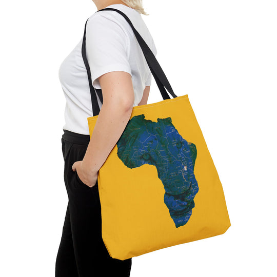 Lion Map Tote Bag