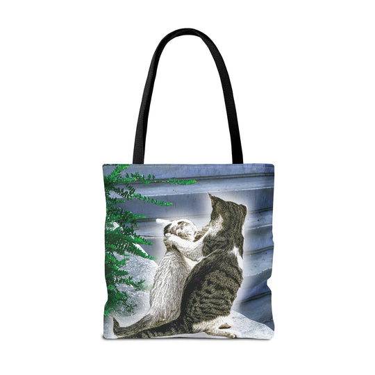 Mischievous Cat Tote Bag - Perfect for Animal Lovers, Cute Gift for [...]