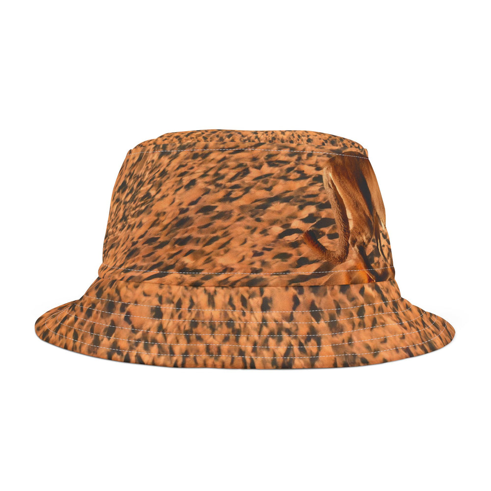 Bucket Hat - Mountain Lion Walking in the Sand Wildlife Safari Cap