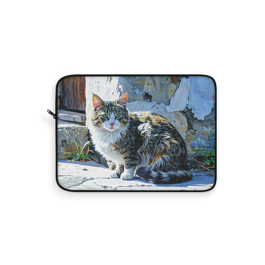 Laptop Sleeve, Istanbul Cat Design