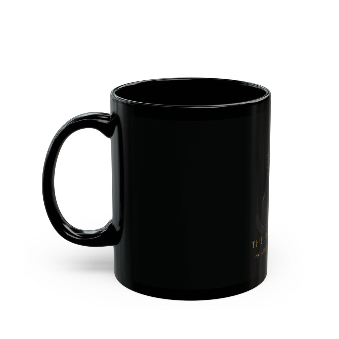 The Feral Party Black Cat Mug – No Affiliation Required – 11oz / 15oz