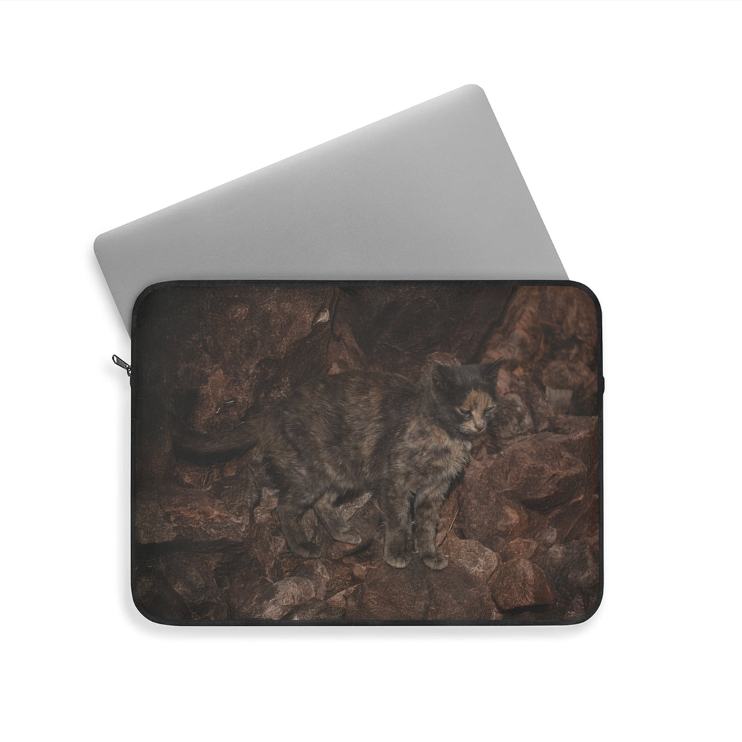 Laptop Sleeve - Cat on the Rocks