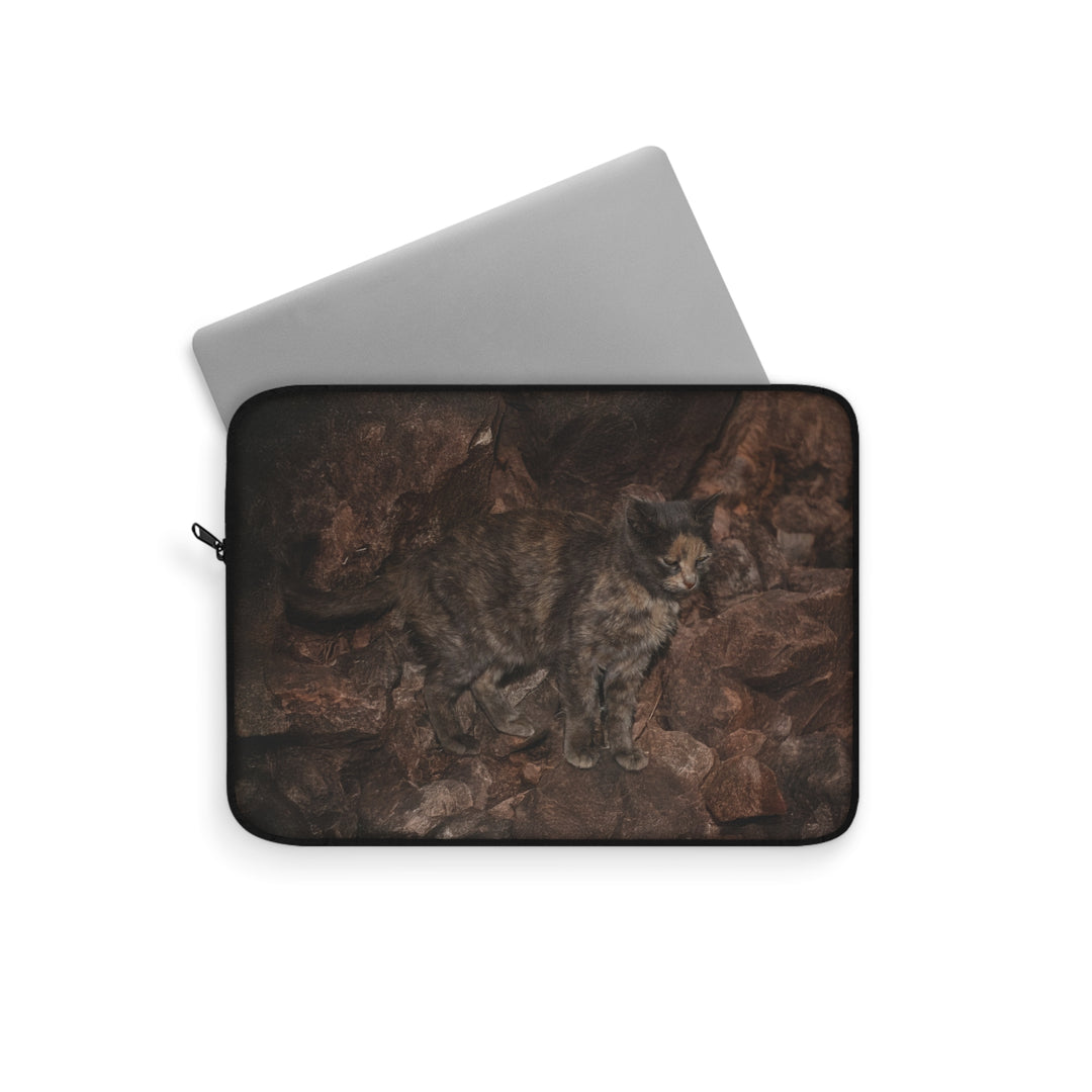 Laptop Sleeve - Cat on the Rocks