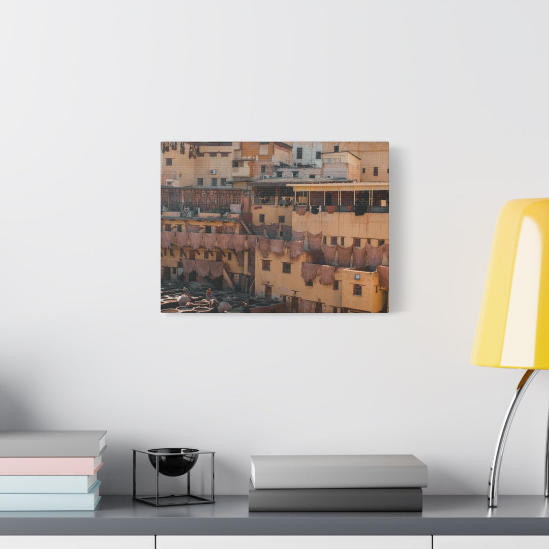 Canvas Print Fez Morocco Tannery