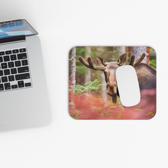 Moose on the loose Mouse Pad (Rectangle)