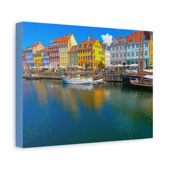 Canvas Art - Canal in Copenhagen