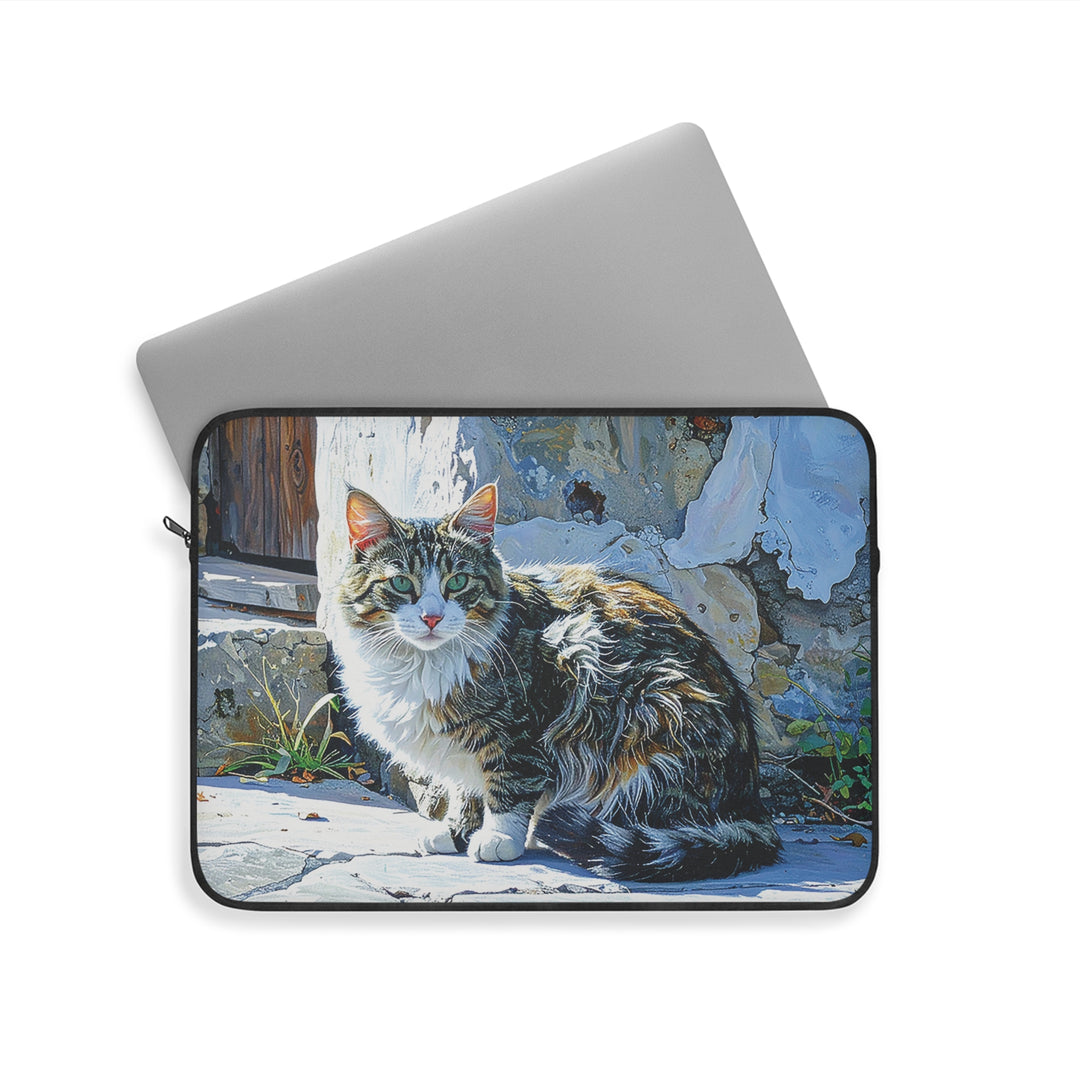 Laptop Sleeve, Istanbul Cat Design