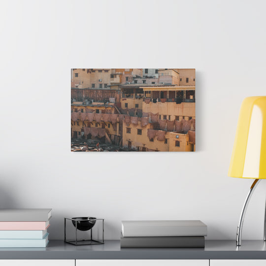 Canvas Print Fez Morocco Tannery