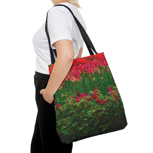 Tote Bag - Tulip Garden Design