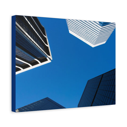 Canvas Print - Skyscrapers from a Worm's Eye View