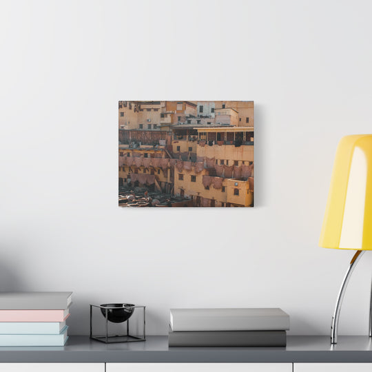 Canvas Print Fez Morocco Tannery