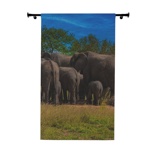 Elephant Window Curtains