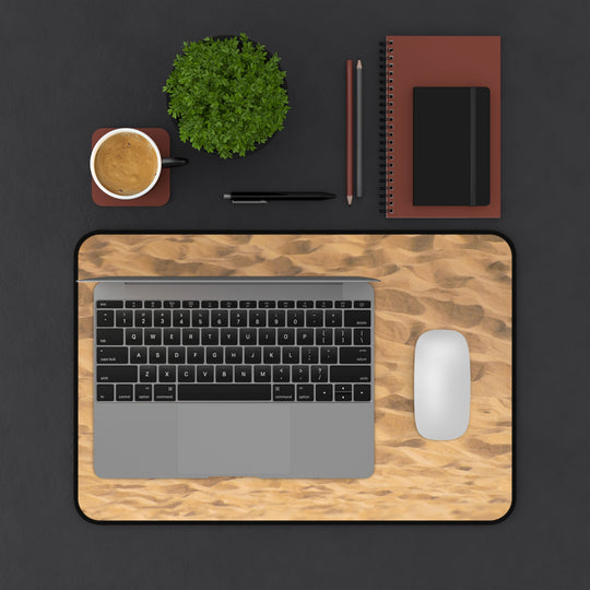 Desk Mat - Sand Dunes Design for Tranquil Workspaces and Gaming Setups