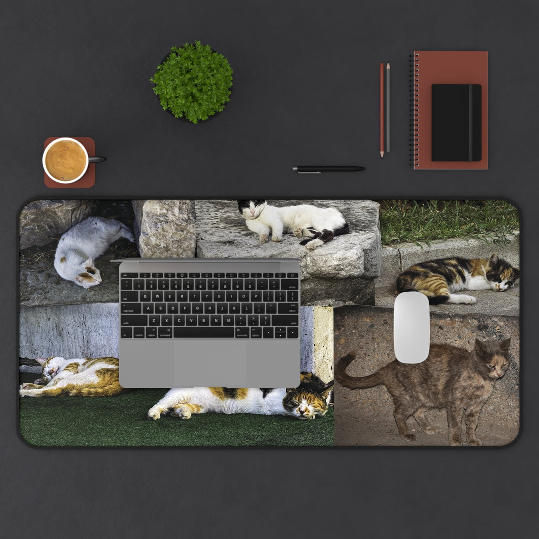 Desk Mat - Istanbul Cats Design