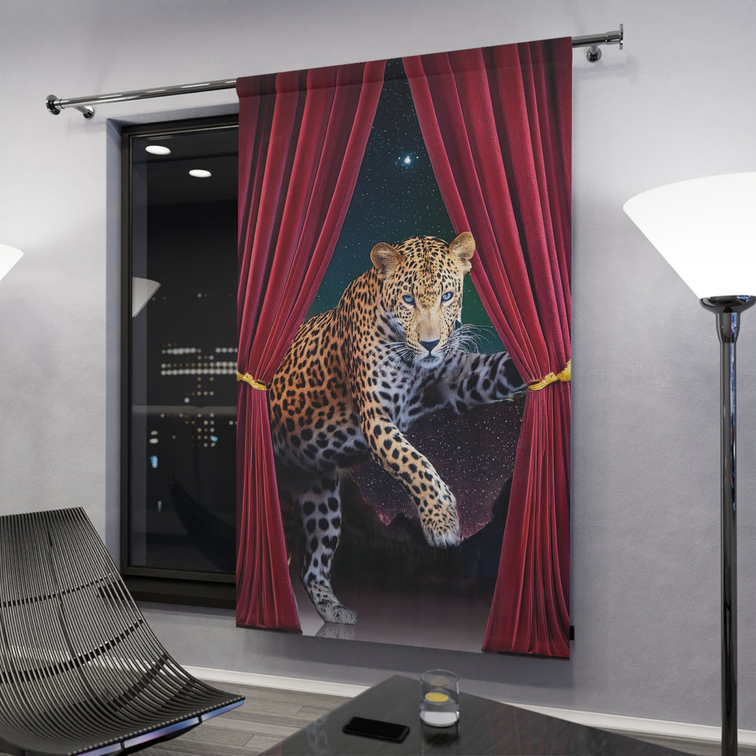 Leopard Window Curtains