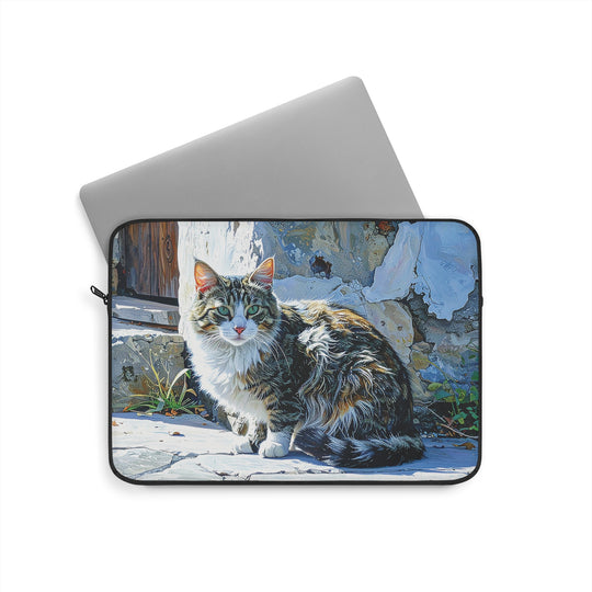 Laptop Sleeve, Istanbul Cat Design