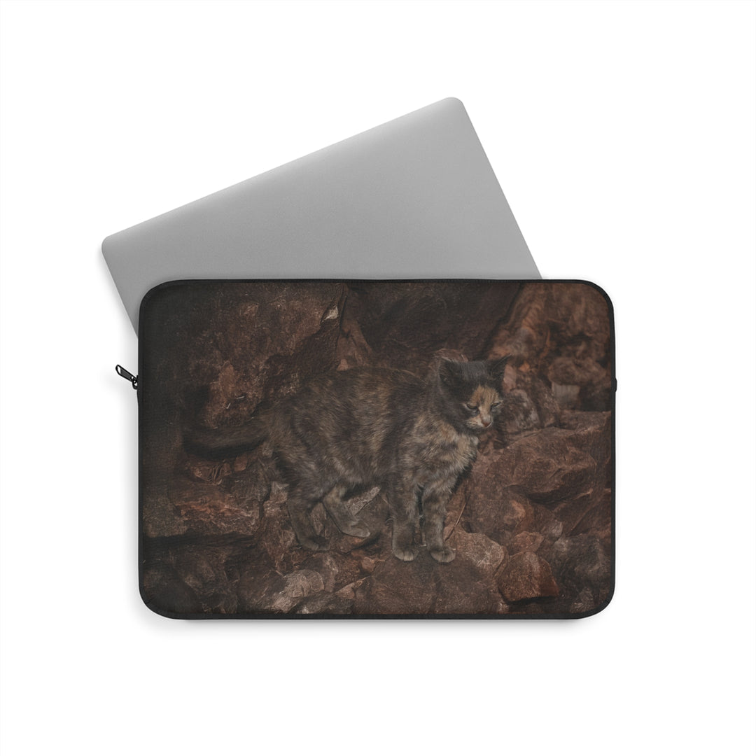 Laptop Sleeve - Cat on the Rocks