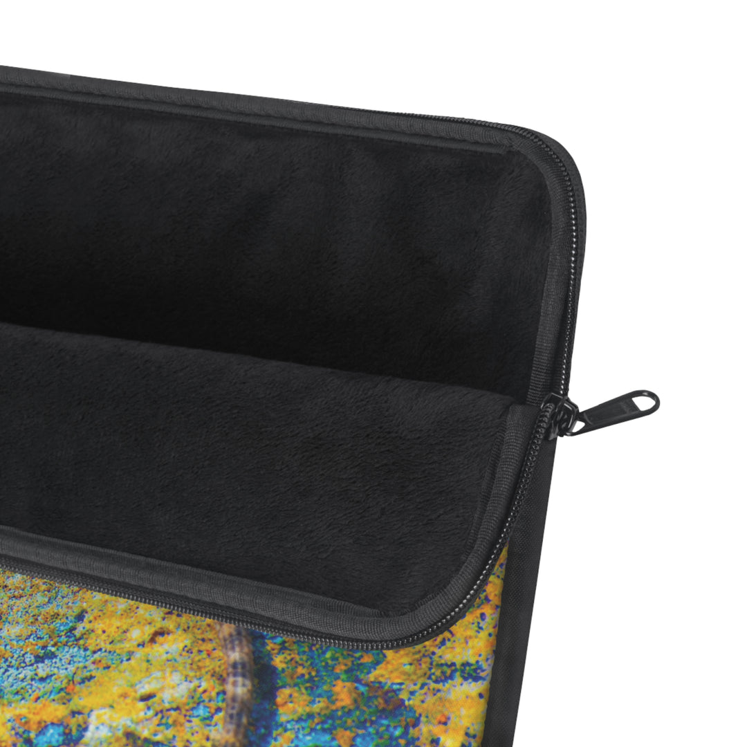 Laptop Sleeve with Caucasian Agama Lizard