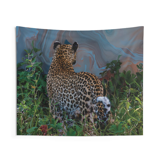 Leopard Abyss Indoor Wall Tapestries